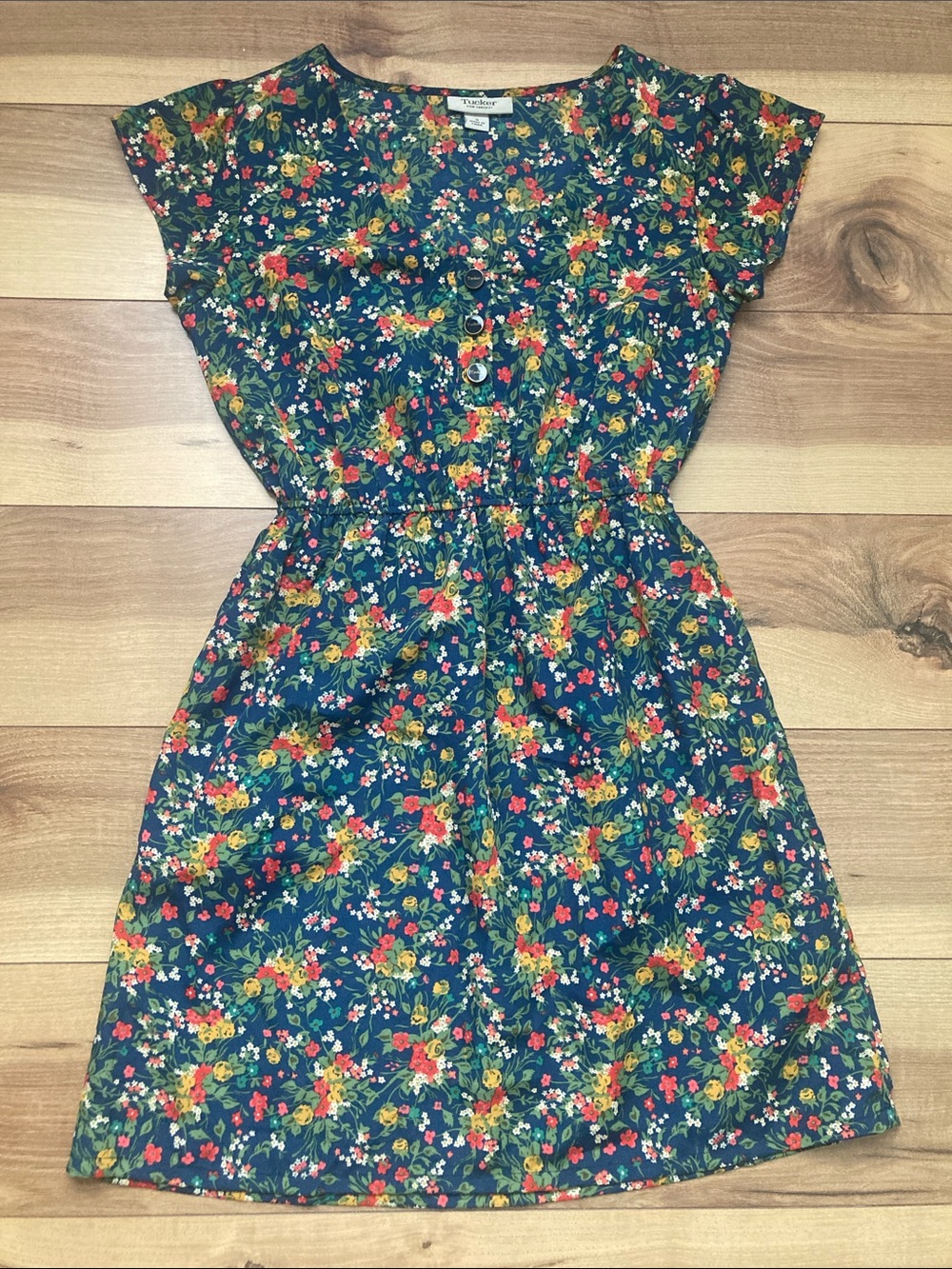 Tucker For Target Navy Floral Mini Dress
